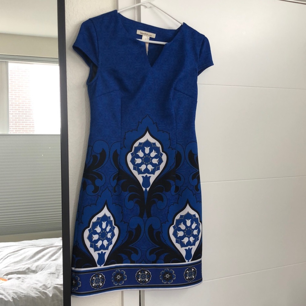 Blue dress